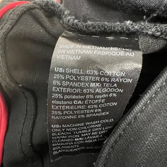 WHBM The Sculpt Skinny Ankle Jeans Studded Mid Rise Black Size 2 - Picture 10 of 10